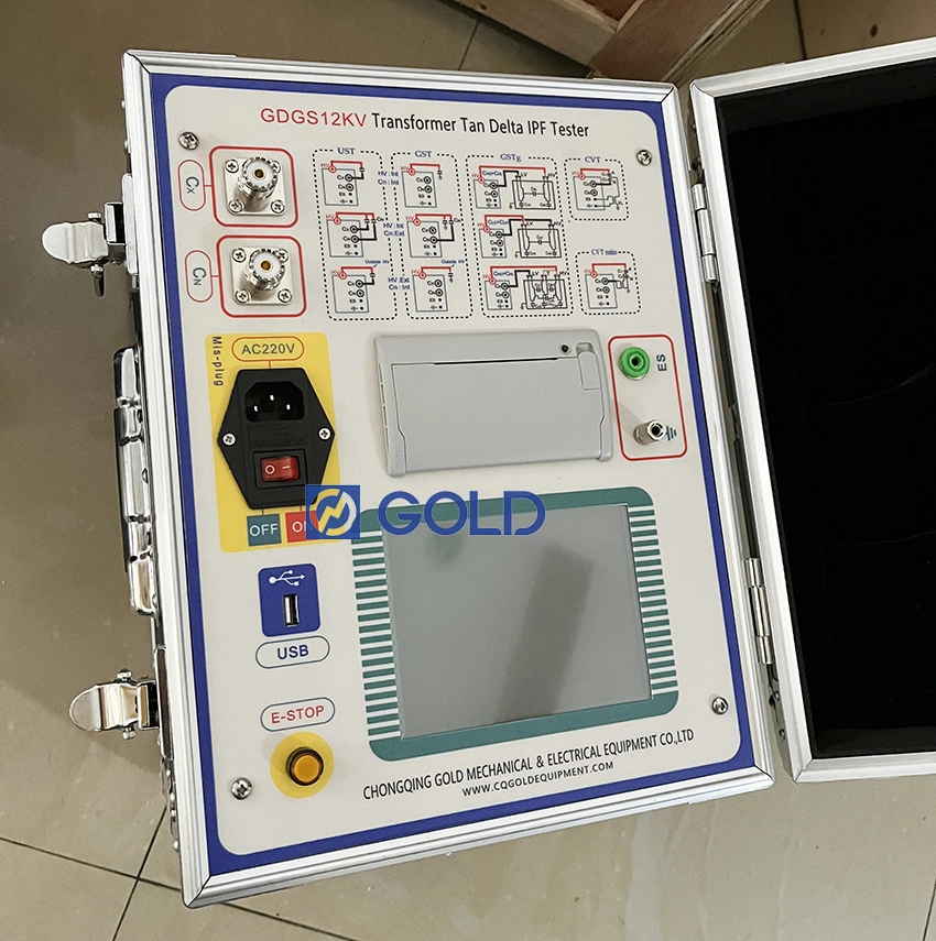 Power Factor Tester Transformer Tan Delta Test Instrument Dielectric Loss Test Apparatus