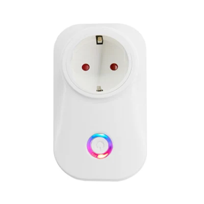 Venta caliente Smart Life WiFi Enchufe inteligente Control remoto 220V Enchufe de la UE Enchufe de pared protector de voltaje seguro