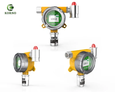 Detector de gas O2 de oxígeno en línea industrial con alarma (O2)