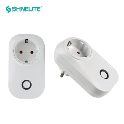 AC 110-240V Enchufe de pared tipo UE Enchufe inteligente WiFi